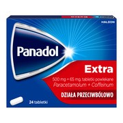 Panadol Extra, 500 mg + 65 mg, tabletki powlekane, 24 szt. https://azcdn.doz.pl/image/d/product/1787d8e5-scale-180x180.png