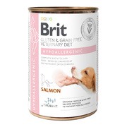 Brit Veterinary Diet Dog Hypoallergenic, dietetyczna karma pełnoporcjowa dla psów z nietolerancją pokarmową, łosoś, 400 g https://azcdn.doz.pl/image/d/product/f3ac7889-scale-180x180.png