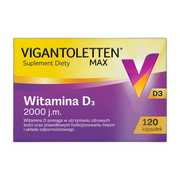 Vigantoletten Max, witamina D3 2000j.m., kapsułki, 120 szt.