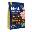 Brit Premium by Nature Junior Medium Breed, sucha karma dla juniorów średnich ras, kurczak, 3 kg
