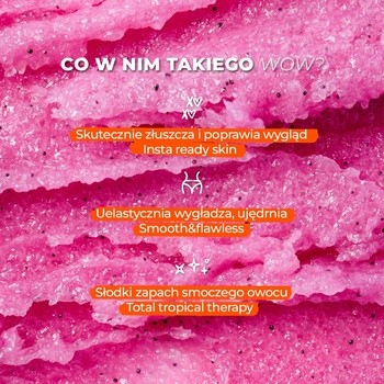 Farmona Tutti Frutti #DragonfruitVibe, wygładzający peeling cukrowy, 250 g