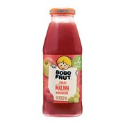 Bobo Frut 100%, sok jabłko, malina i winogrono, 4 m+, 300 ml