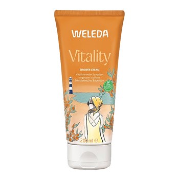 Weleda, Vitality, Kremowy płyn pod prysznic z rokitnikiem, 200 ml