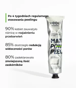 Veoli Botanica Matcha Power,  peeling enzymatyczno-kwasowy do twarzy, 75ml