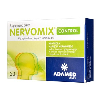 Nervomix Control, kapsułki, 20 szt.