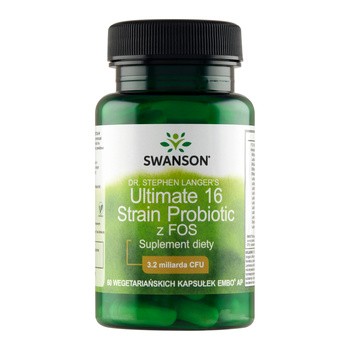 Swanson Ultimate 16 strain probiotic, kapsułki, 60 szt.
