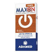 Maxon Forte, 50 mg, tabletki powlekane, 4 szt. https://azcdn.doz.pl/image/d/product/ecd1aaf6-scale-180x180.png