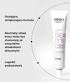 Veoli Botanica Dear Skin, It's Rich Cream, naprawczo-kojący krem okluzyjny do twarzy, 75 ml