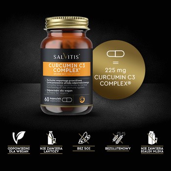 Salvitis Curcumin C3 Complex, kapsułki, 60 szt.