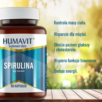 Humavit Spirulina, kapsułki, 60 szt.