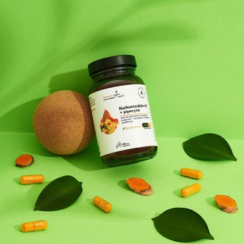 Aura Herbals Kurkuma BCM-95 + piperyna, kapsułki, 60 szt.
