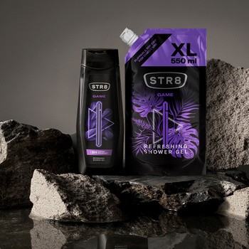 STR8 Game, odświeżający żel pod prysznic, 400 ml