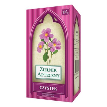 Czystek, zioła do zaparzania, 100 g (Herbapol Lublin)