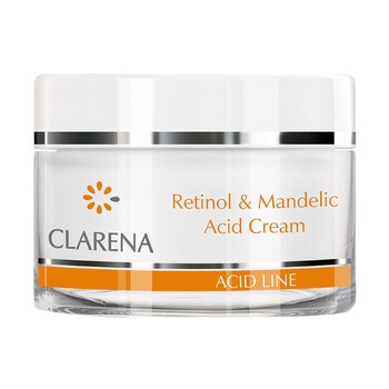 Clarena Retinol & Mandelic Acid Cream, krem przeciwzmarszczkowy, 50 ml
