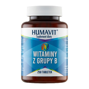 Humavit N Witaminy z grupy B, tabletki, 250 szt. 