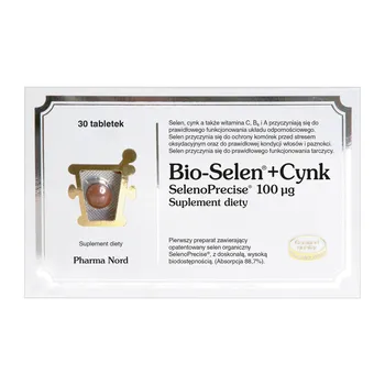 Bio-Selen + Cynk 100 µg + 15 mg 30 tabletek [PHARMA NORD]
