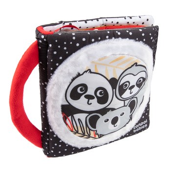Canpol Babies BabiesBoo Panda, sensoryczna książeczka manipulacyjna, 1 szt.