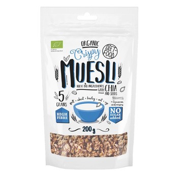 Diet-food, Bio Musli Crunch z Chia, 200 g