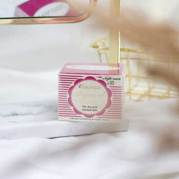 Nacomi, krem arganowy na noc, 30+, z kwasem hialuronowym, 50 ml