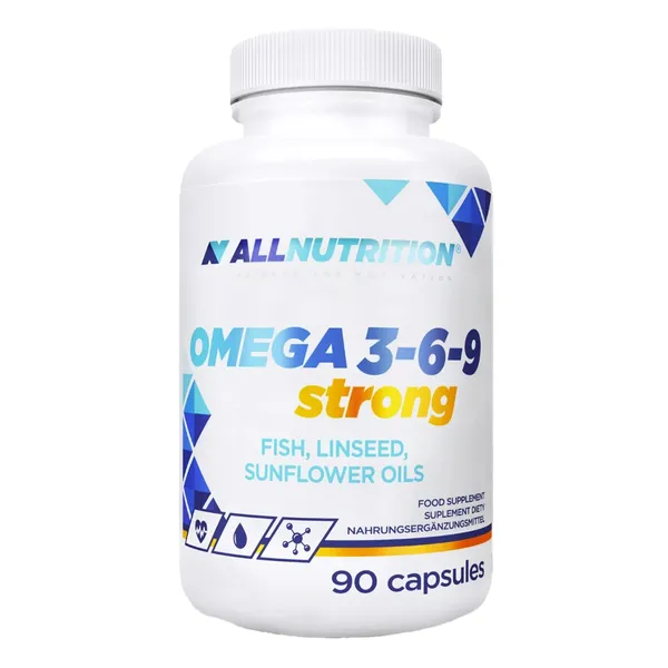 Omega 3-6-9 Strong 90 kapsułek [ALLNUTRITION] - ALLNUTRITION
