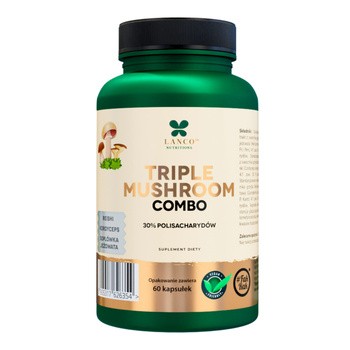 Lanco Nutritions Triple Mushroom Combo, kaps., 60 szt