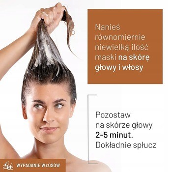Sylveco Dermo Wypadanie Włosów, maska do skóry głowy i włosów, 300 ml