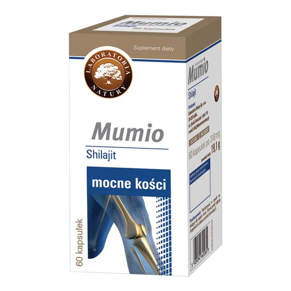 Mumio Shilajit 200 mg 60 kapsułek [Laboratoria Natury]
