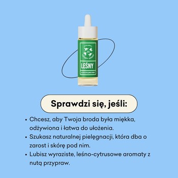 Mydlarnia 4 Szpaki, olejek do pielęgnacji brody Leśny, 30 ml
