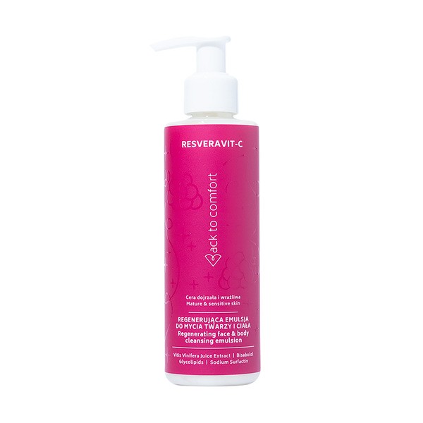 Back to Comfort Back to Comfort Resveravit-C, regenerierend Emulsion zur Gesichtsreinigung und Körper, 200 ml — Inhaltsstoffe und Bewertung