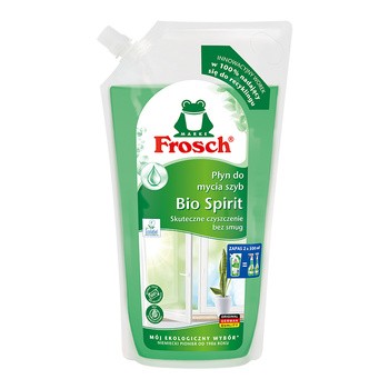 Frosch, płyn do mycia szyb Bio Sprint, zapas, 1000 ml