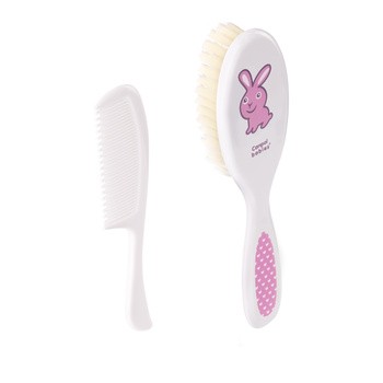Zestaw Canpol, miękka szczotka i grzebień do włosów dla dzieci