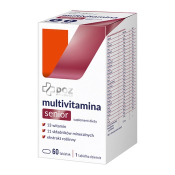 DOZ Product Multivitamina Senior, tabletki powlekane, 60 szt.