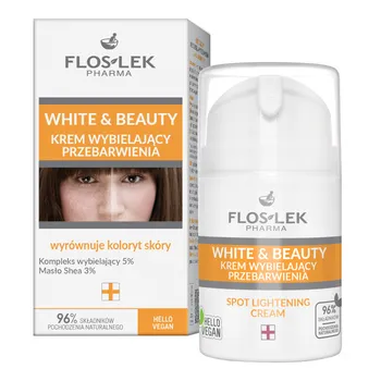 Krem wybielający przebarwienia na twarzy 50ml [Flos-Lek Pharma White & Beauty]