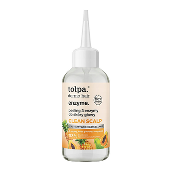 Tołpa dermo hair enzyme. Clean Scalp, peeling 3 enzymy do skóry głowy, 100 ml