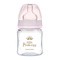 Canpol babies Easy Start Royal Baby, butelka szeroka, antykolkowa, różowa, 120 ml, 1 szt.