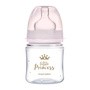 Canpol babies Easy Start Royal Baby, butelka szeroka, antykolkowa, różowa, 120 ml, 1 szt.