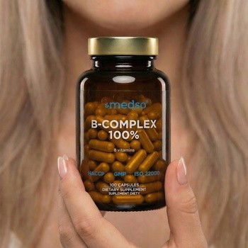 Medso B-Complex 100%, kapsułki, 100 szt.