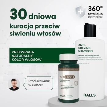 Ralls 30 dni kuracji przeciw siwieniu, 1 szt.