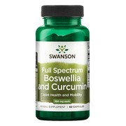 Swanson Full Spectrum Boswellia & Curcumin, kapsułki, 60 szt.
