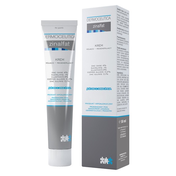 Dermoceutica Zinalfat, krem kojąco-regenerujący, 50 ml