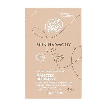 Bielenda Face Boom Skin Harmony, maseczki energetyzująca na dzień + regenerująca na noc, 5g x 2 szt.