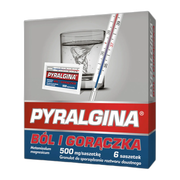 Pyralgina Gorączka, 500 mg, granulat w saszetkach, 6 szt.