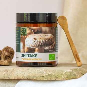 MYQO BIO Shiitake Twardnik japoński, proszek, 100 g