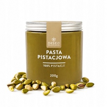Deseo, pasta pistacjowa 100%, 200 g