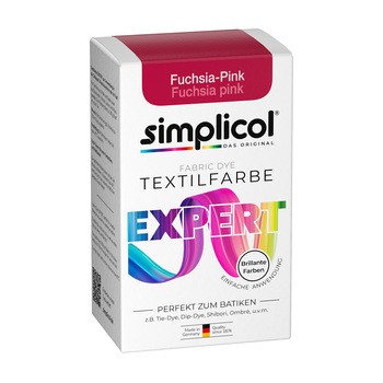 Simplicol, barwnik do tkanin Expert, fuksja, 150 g
