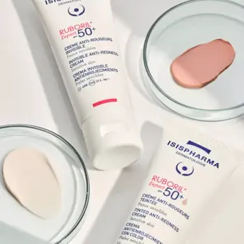 ISISPHARMA RUBORIL EXPERT SPF 50+, krem ochronny do skóry naczynkowej, delikatnie koloryzujący, 40 ml