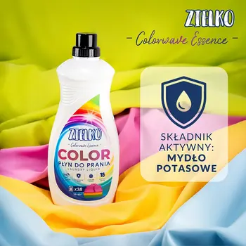 Zielko, Płyn do prania tkanin kolorowych Colowave Essence, 1520 ml