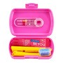 Curaprox Travel Set, zestaw podróżny, różowy, 1 szt.