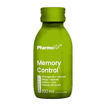 Pharmovit, Memory Control supples & go, płyn, 100 ml