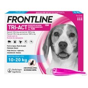 Frontline Tri-Act Spot-on M Pies 10-20 kg, potrójna ochrona przed pasożytami, krople w pipetach, 2 ml x 3 szt. https://azcdn.doz.pl/image/d/product/97521907-scale-180x180.png